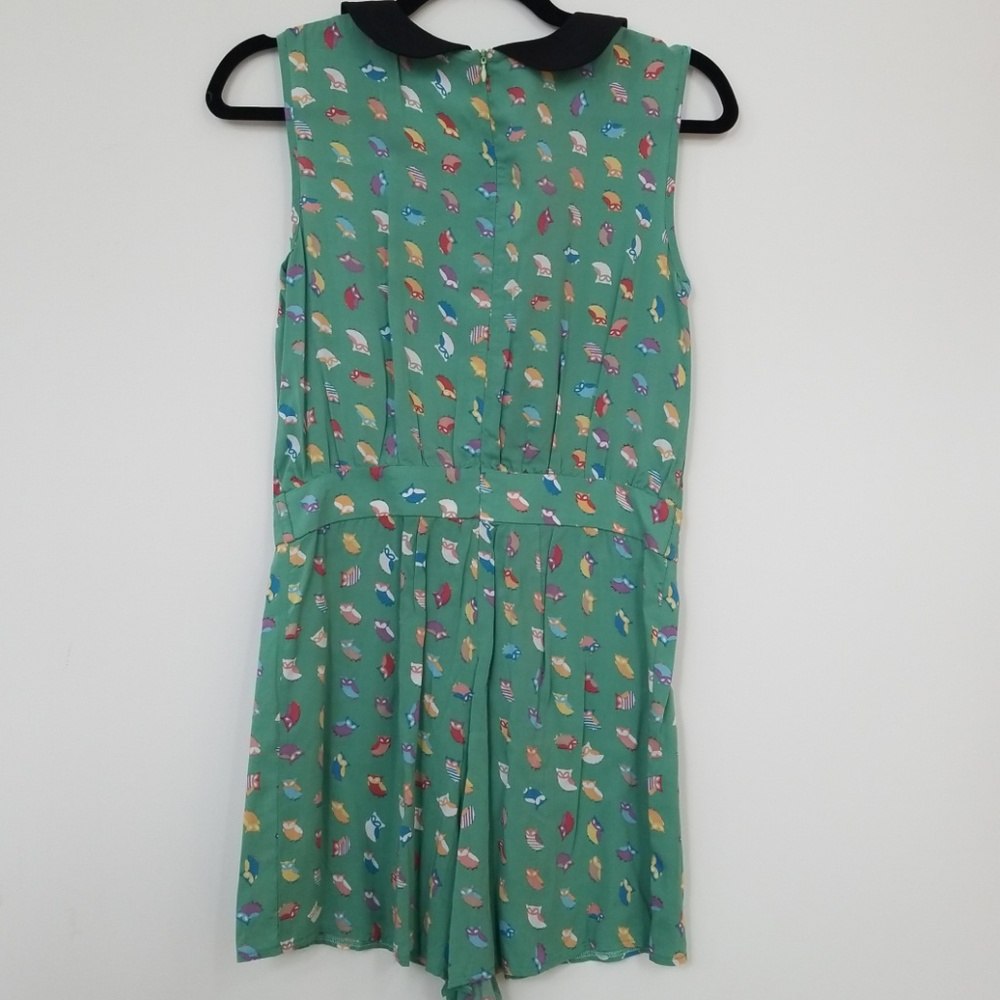 OWL PRINT ROMPER nwot - Picture 2 of 4